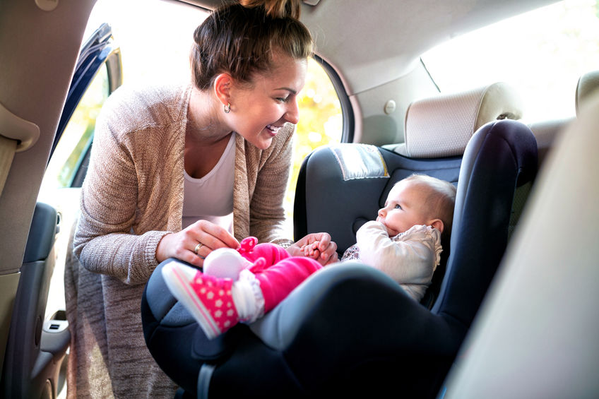 Baby Seated in Car Passenger Seat | Car Accident Attorney | Berenson Injury Law