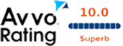 Avvo Rating Logo | Fort Worth Personal Injury Lawyer | Berenson Injury Law