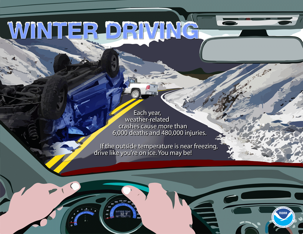 Winter Driving Infographic | Fort Worth Personal Injury Lawyer | Berenson Injury Law